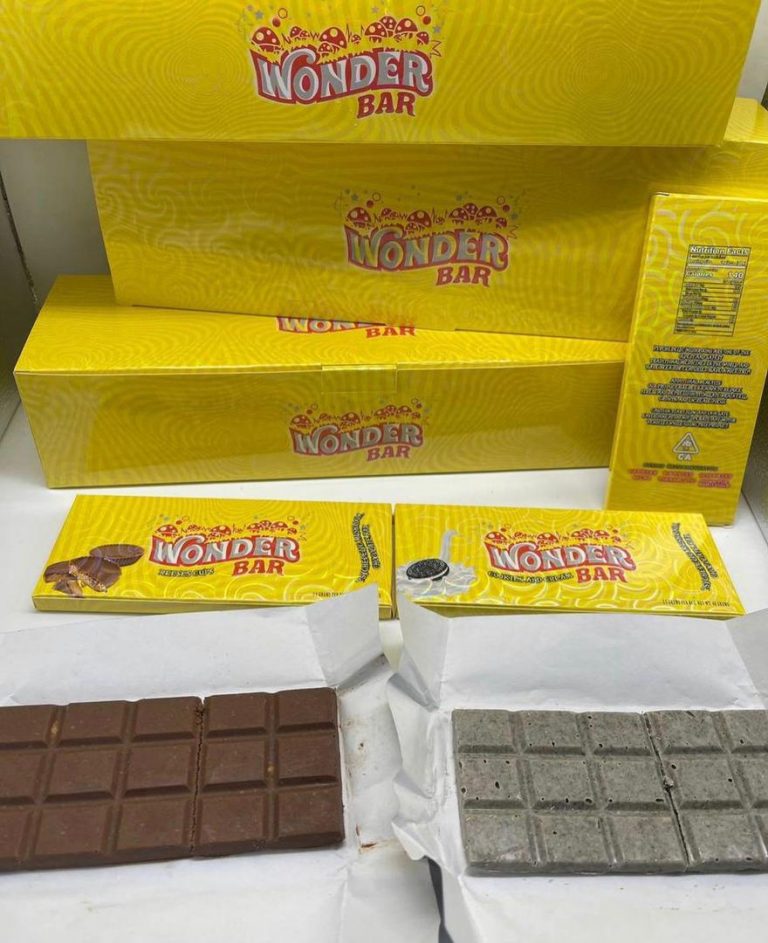 Wonder Psilocybin Chocolate Bar. Each of these shroom bars contains twelve pieces of chocolate
